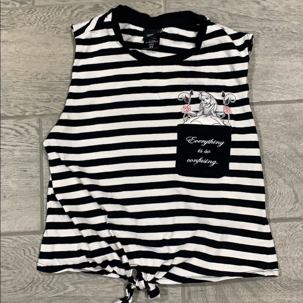 Alice in Wonderland "Everything is Confusing" top